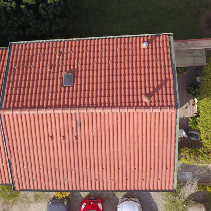 Ispezione di una copertura con drone
